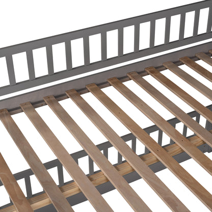 Low Bunk Bed With Slide, Fence And Ladder - The Sleep Loft - Online Mattress Showroom NYC