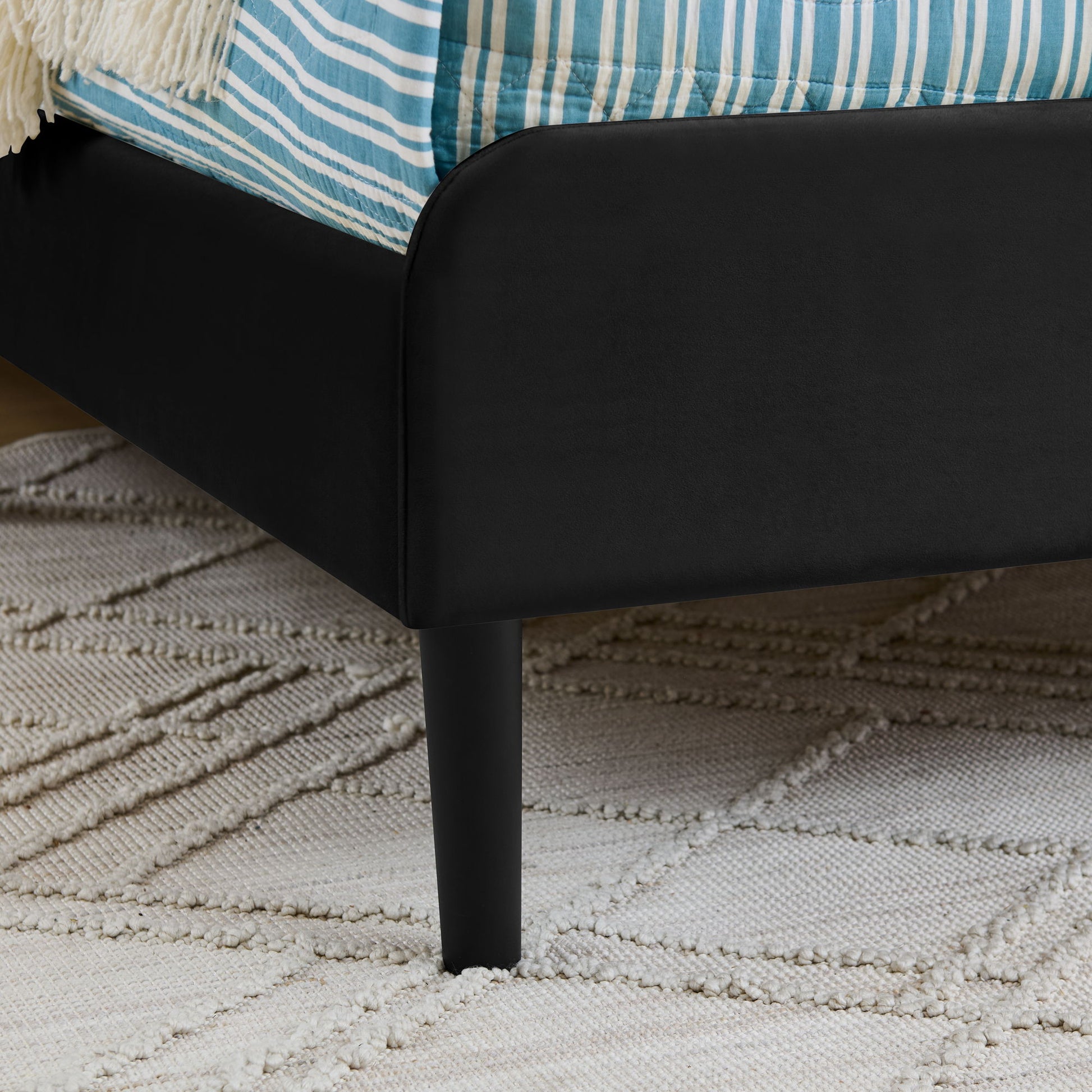 Upholstered Platform Bed Frame With 2 Storage Drawers And Adjustable Sofa Bed - The Sleep Loft - Online Mattress Showroom NYC