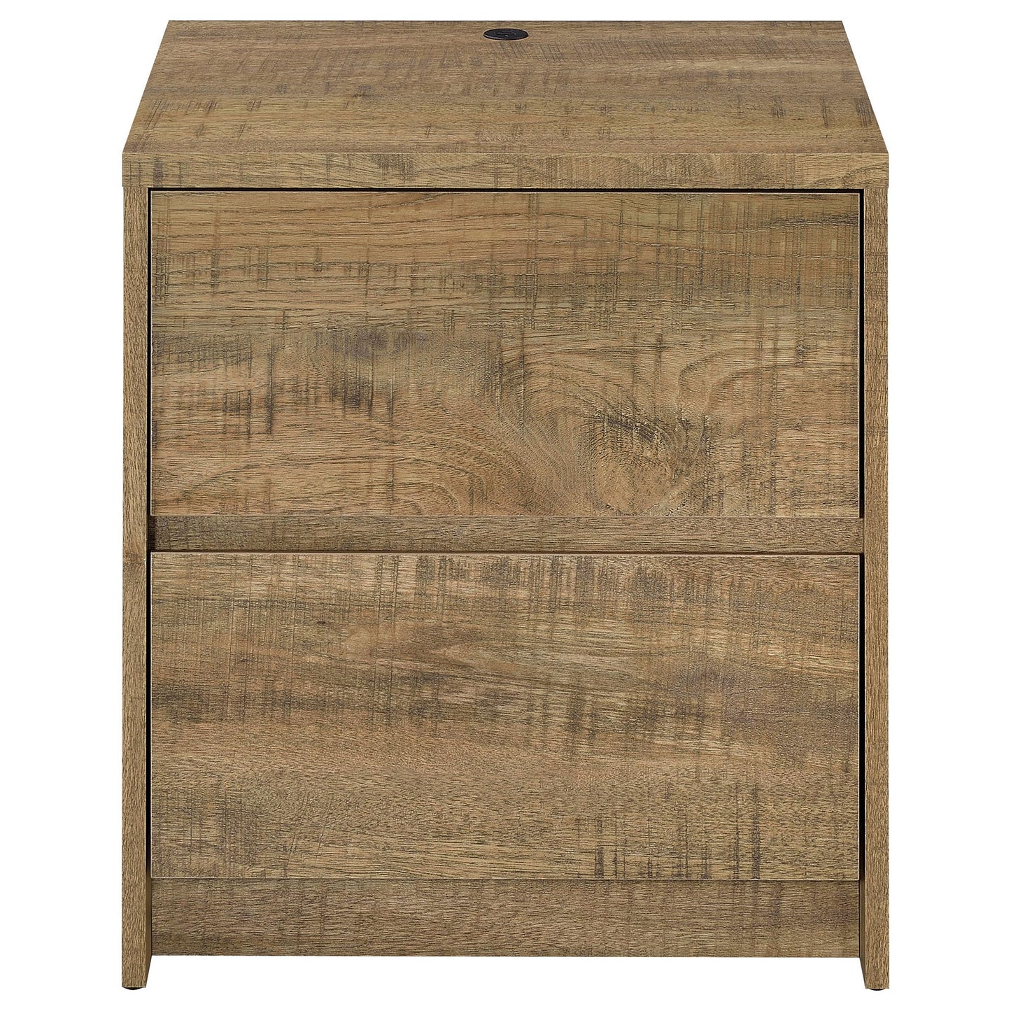 Geary - 2 Drawer Nightstand With LED Lights And USB Charging Ports - The Sleep Loft - Online Mattress Showroom NYC