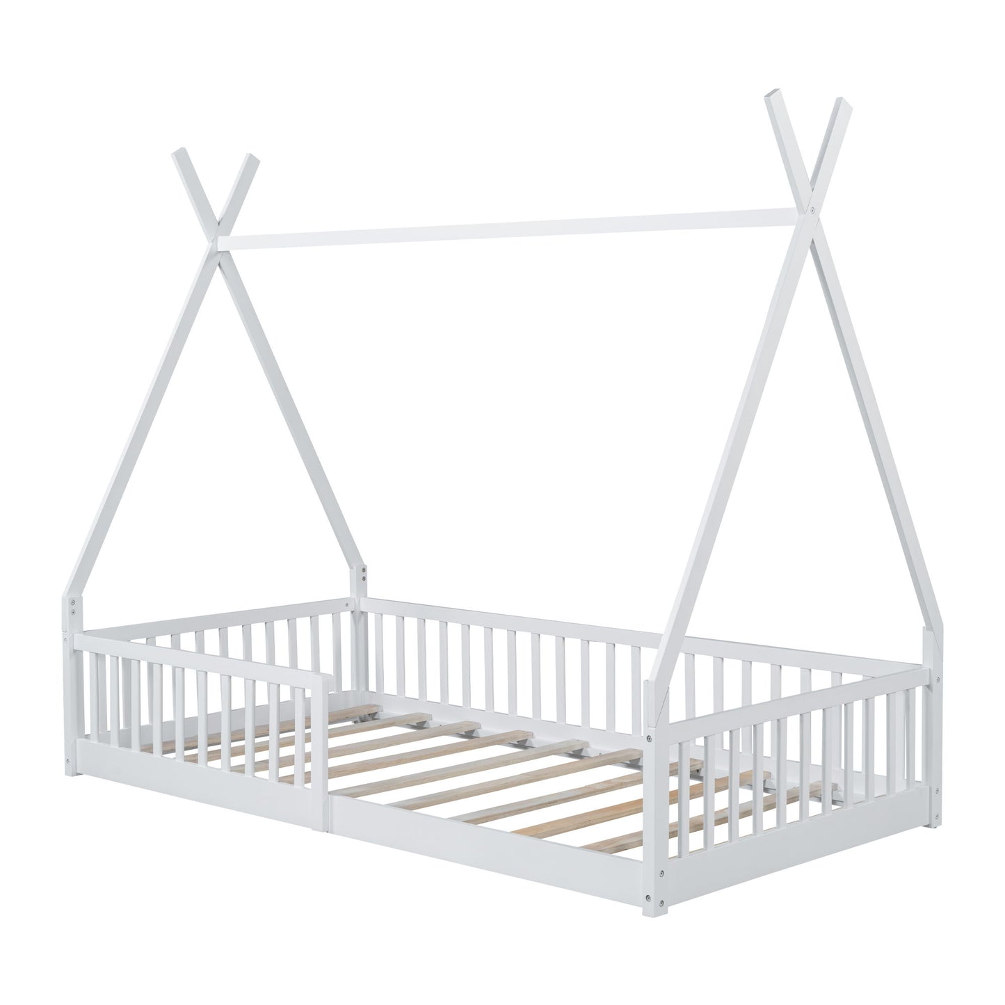 House Shaped Design Bed With Fence - The Sleep Loft - Online Mattress Showroom NYC