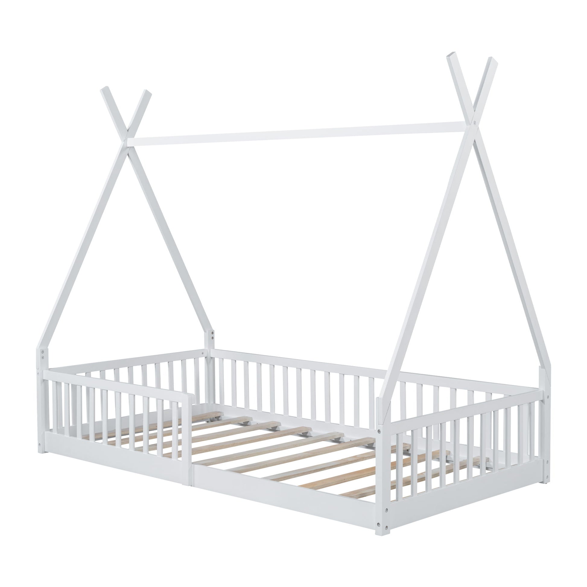 House Shaped Design Bed With Fence - The Sleep Loft - Online Mattress Showroom NYC