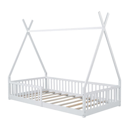 House Shaped Design Bed With Fence - The Sleep Loft - Online Mattress Showroom NYC