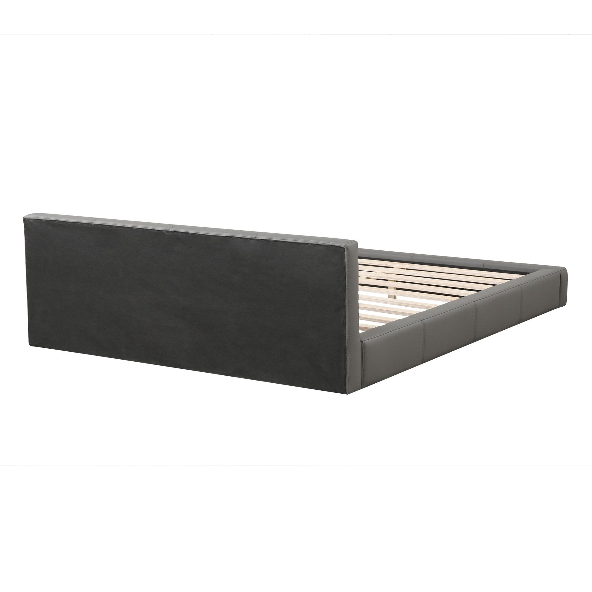 Stylish Upholstered Bed With Birch Wood Frame - The Sleep Loft - Online Mattress Showroom NYC