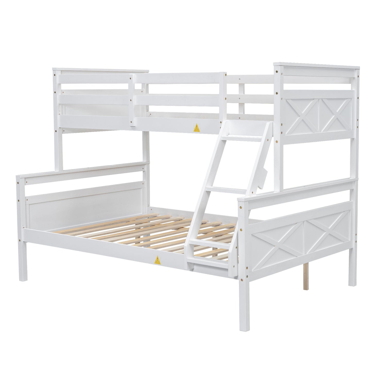 Bunk Bed With Ladder And Safety Guardrail - The Sleep Loft - Online Mattress Showroom NYC