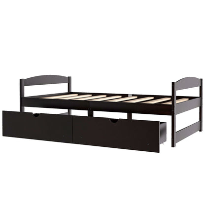 Platform Bed With 2 Drawers - The Sleep Loft - Online Mattress Showroom NYC