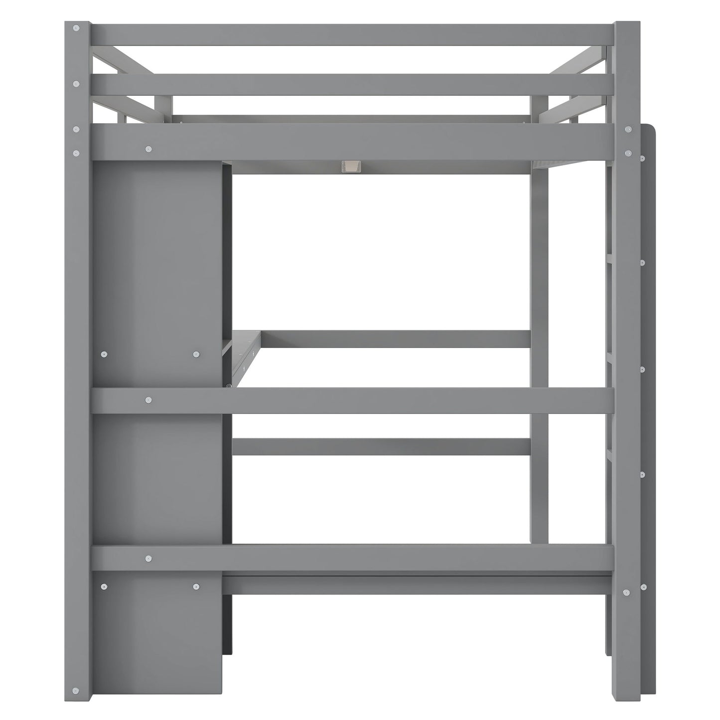 Loft Bed With Built In Desk And Multifunction Shelves - The Sleep Loft - Online Mattress Showroom NYC
