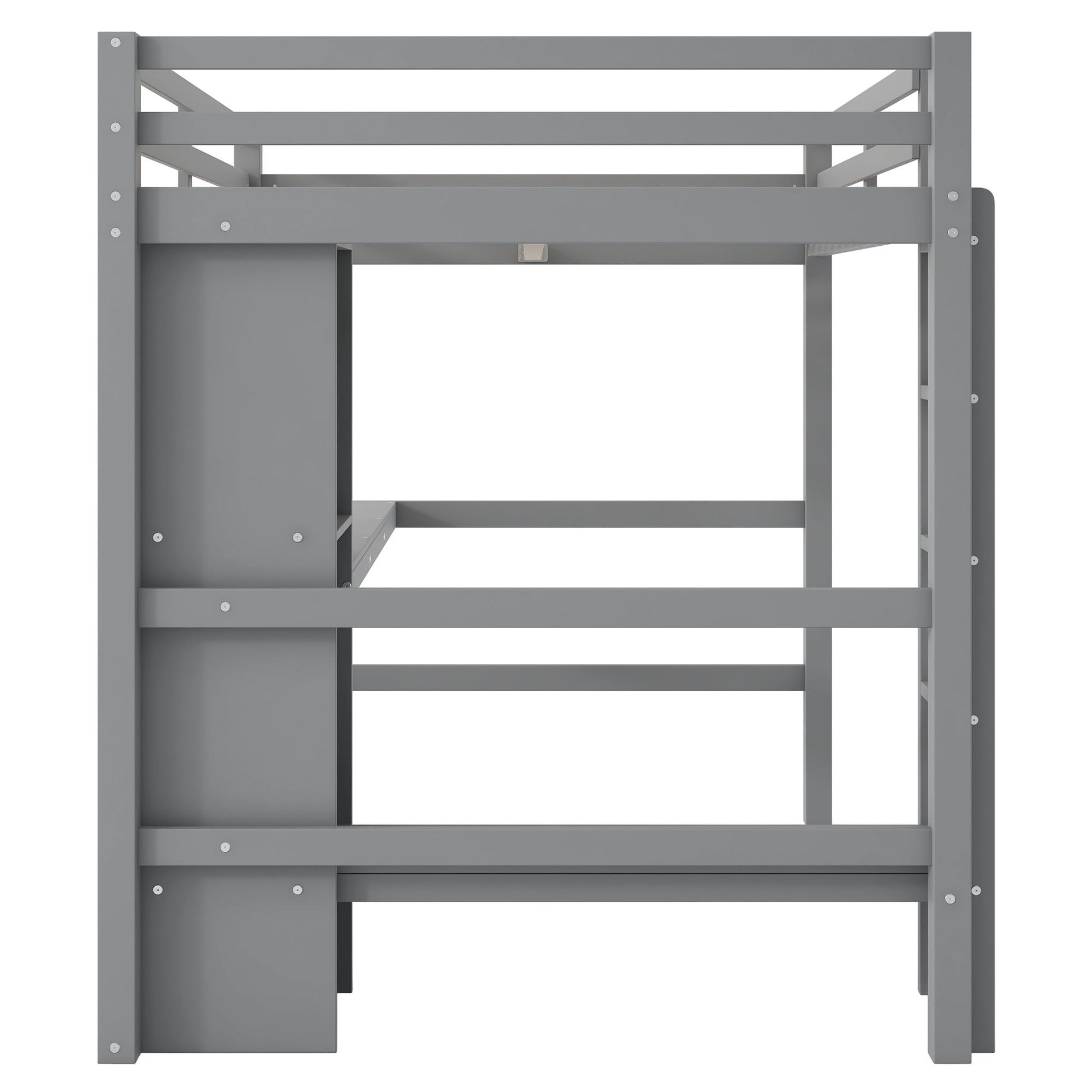 Loft Bed With Built In Desk And Multifunction Shelves - The Sleep Loft - Online Mattress Showroom NYC