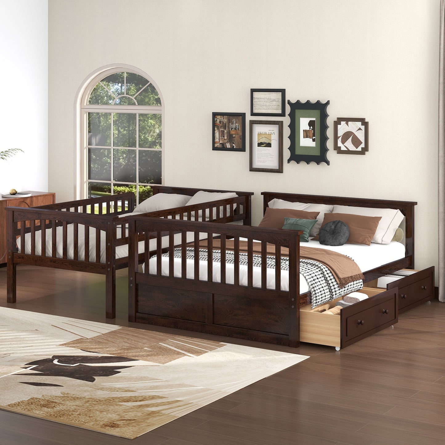 Bunk Bed With Drawers, Convertible Storage Bed - The Sleep Loft - Online Mattress Showroom NYC