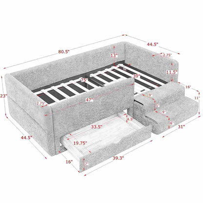 Safe Kids Bed With Guardrails And Storage - The Sleep Loft - Online Mattress Showroom NYC