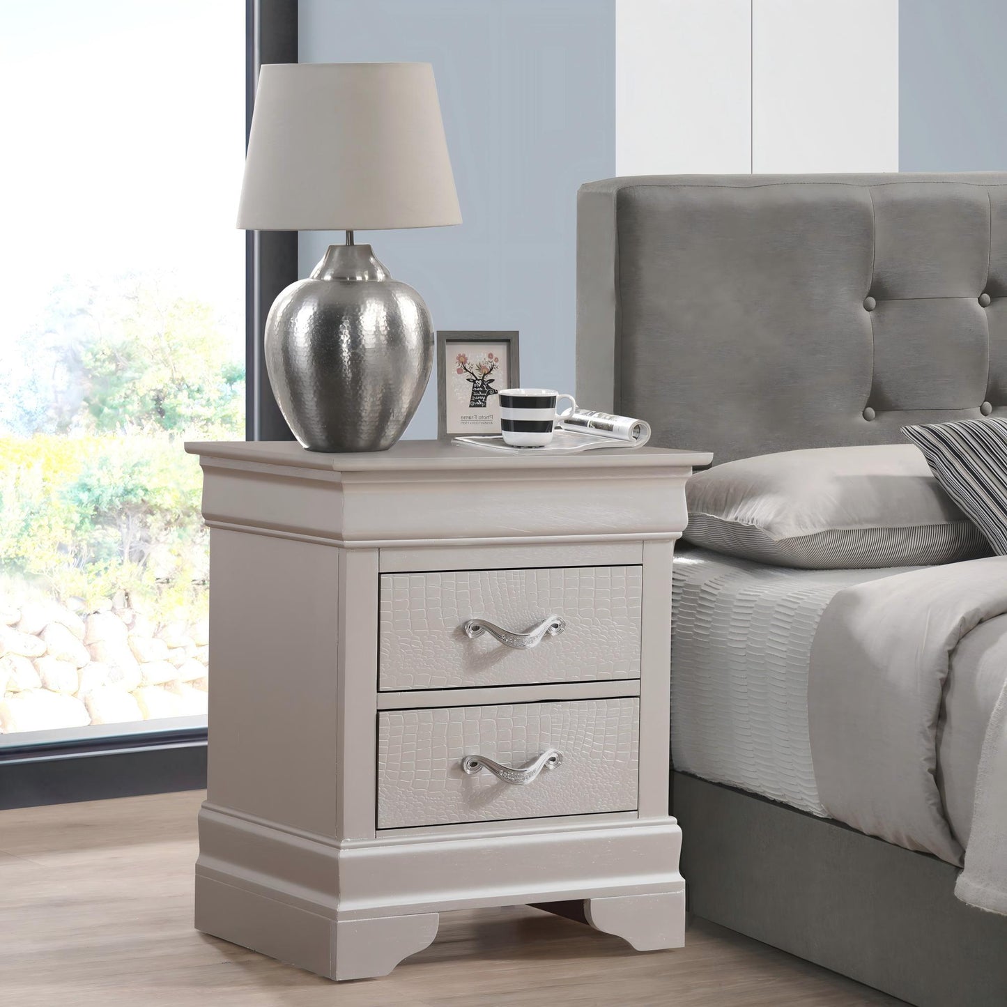 Decorative Accents Nightstand - The Sleep Loft - Online Mattress Showroom NYC
