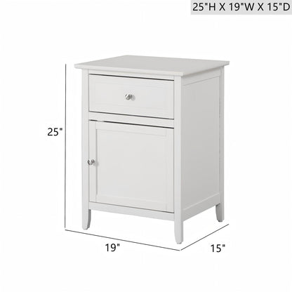 1 Drawer / 1 Door Nightstand - The Sleep Loft - Online Mattress Showroom NYC