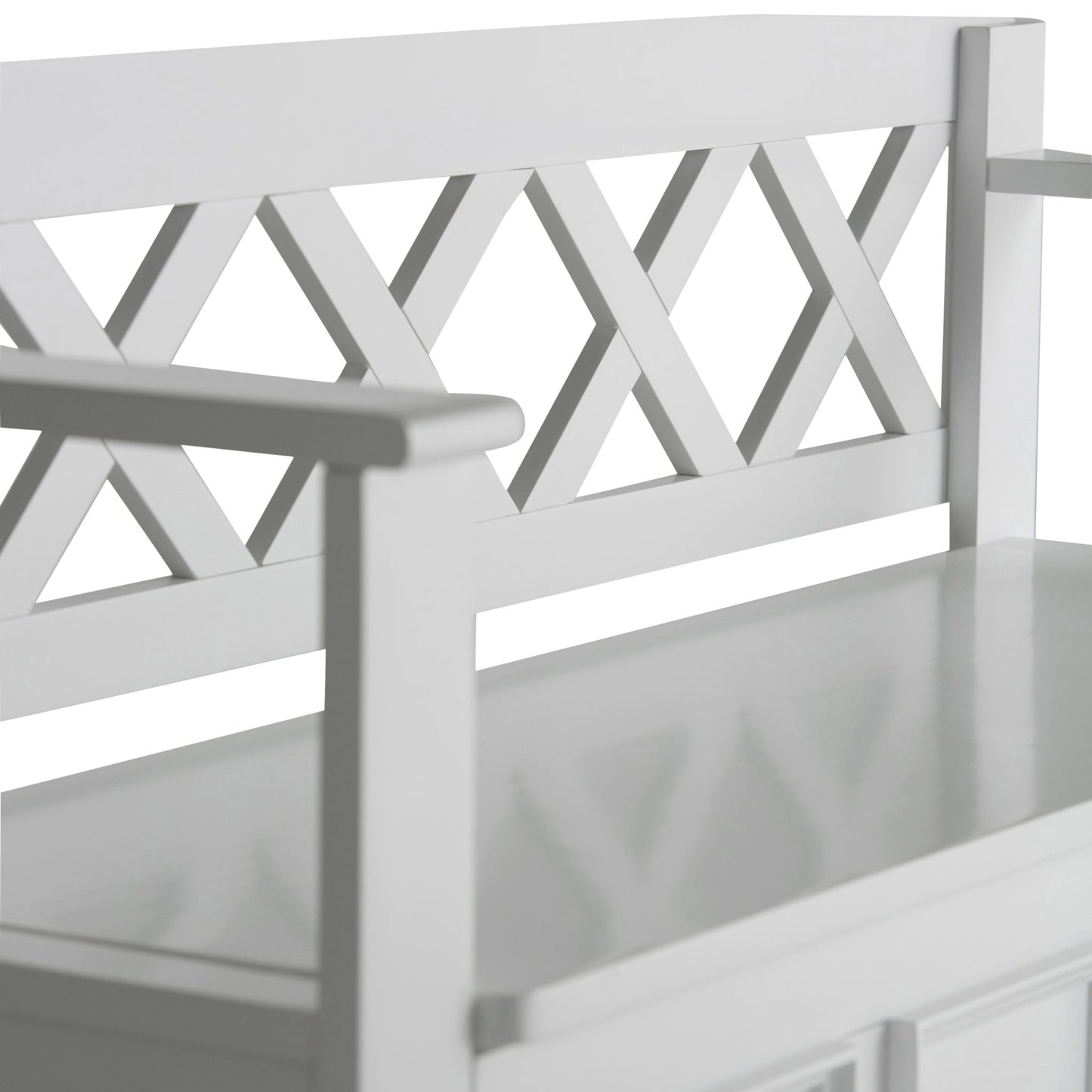 Amherst - Handcrafted Entryway Storage Bench - The Sleep Loft - Online Mattress Showroom NYC