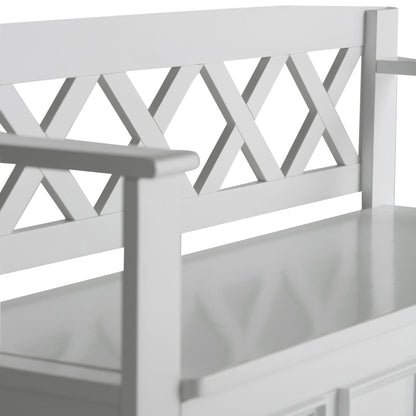 Amherst - Handcrafted Entryway Storage Bench - The Sleep Loft - Online Mattress Showroom NYC