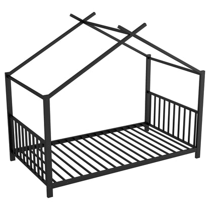 Metal House Platform Bed With Modern Design And Durable Frame - The Sleep Loft - Online Mattress Showroom NYC