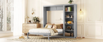 Murphy Wall Bed With Shelves - The Sleep Loft - Online Mattress Showroom NYC