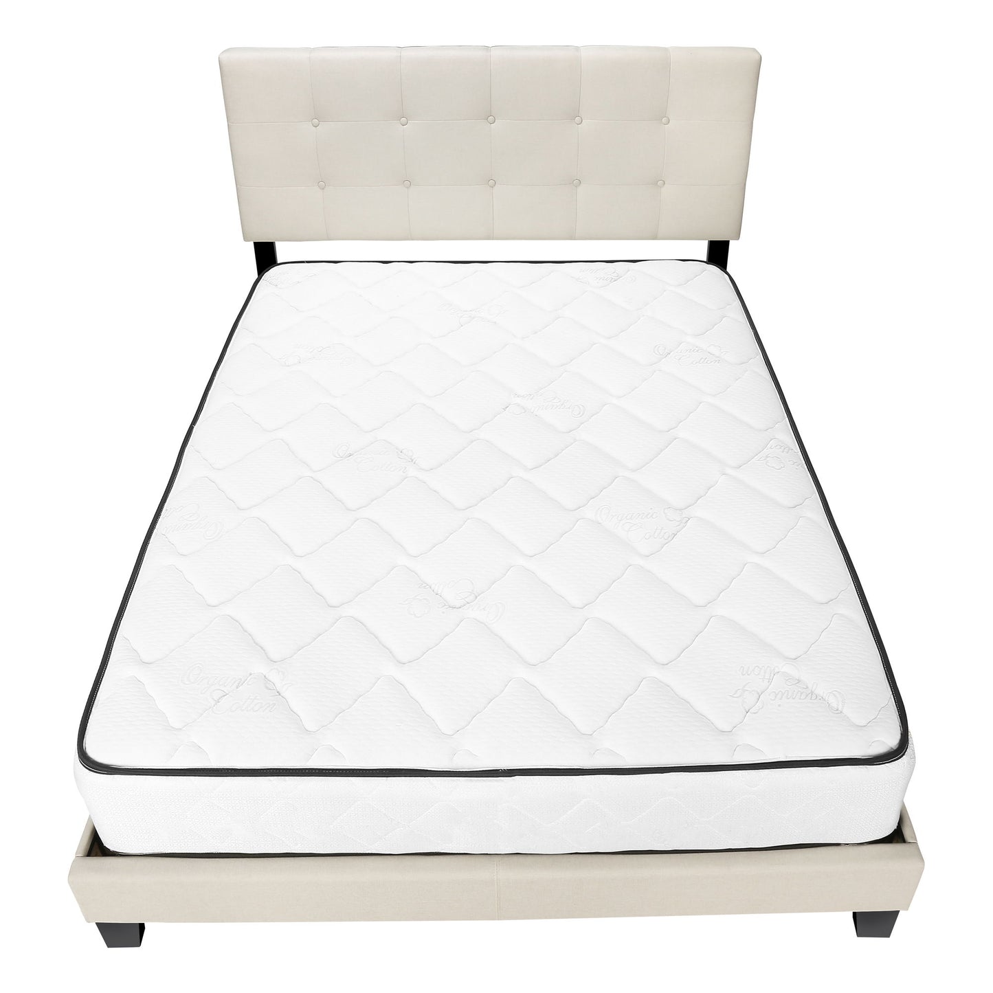 Bed, Upholstered, Frame Only, Transitional - The Sleep Loft - Online Mattress Showroom NYC