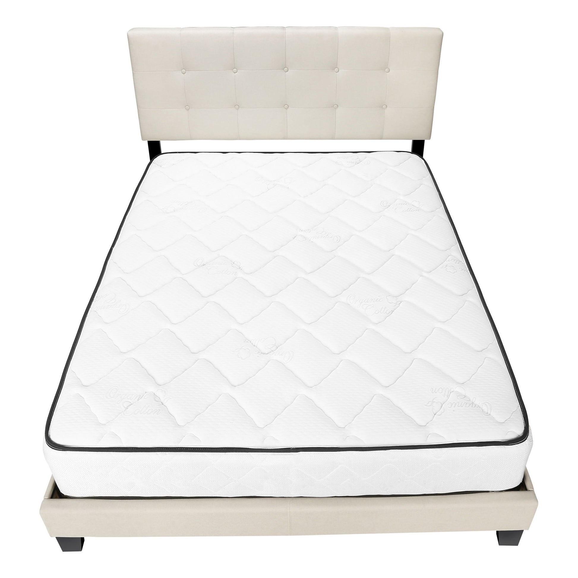 Bed, Upholstered, Frame Only, Transitional - The Sleep Loft - Online Mattress Showroom NYC