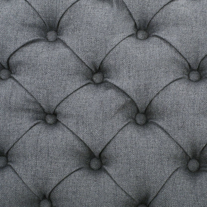 Hayes - Contemporary Armed Storage Bench With Rolled Arms And Button Tufting - The Sleep Loft - Online Mattress Showroom NYC