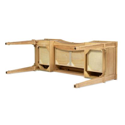 Dauphin - 3 Drawer Executive Desk - The Sleep Loft - Online Mattress Showroom NYC