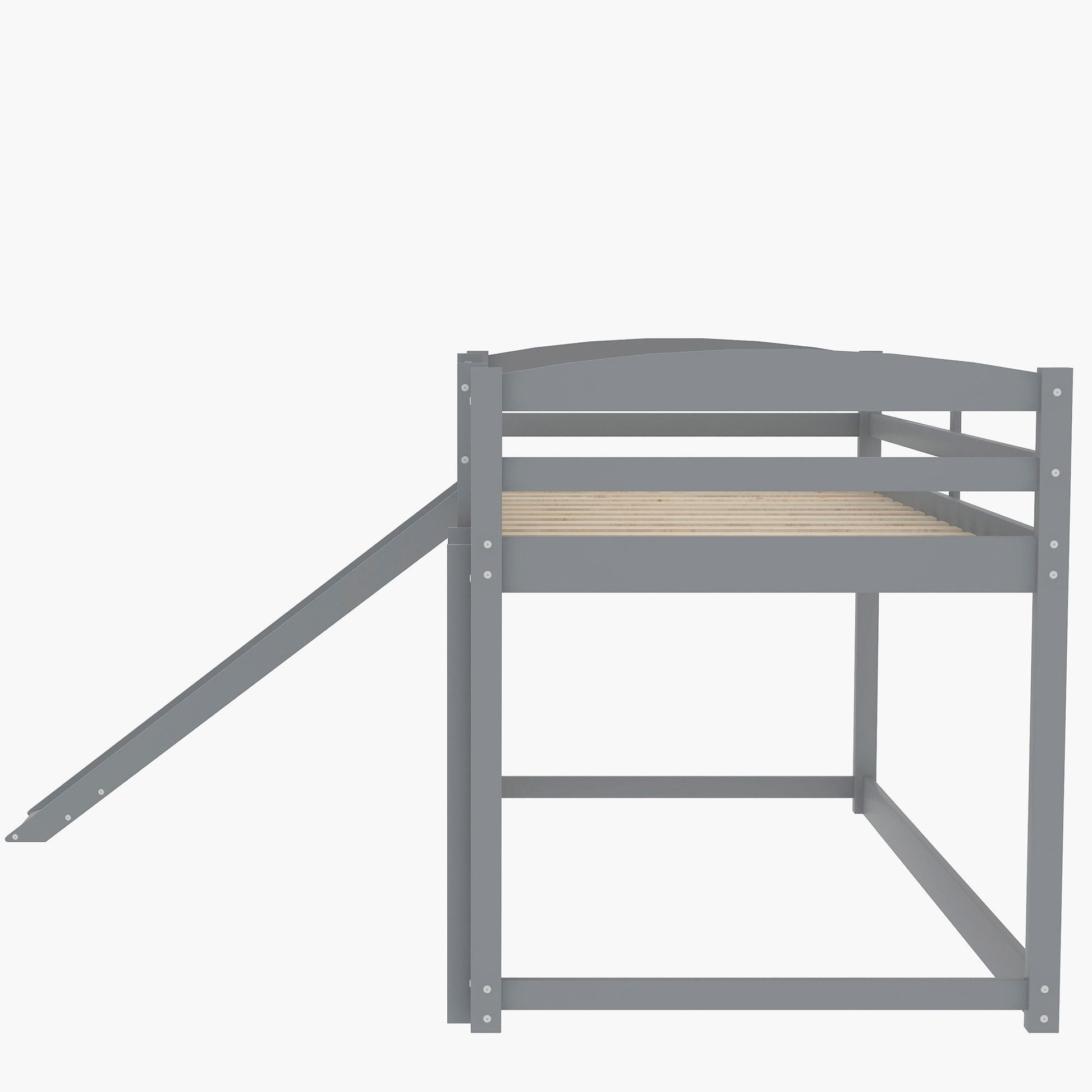 Durable Bunk Bed With Convertible Slide And Ladder - The Sleep Loft - Online Mattress Showroom NYC