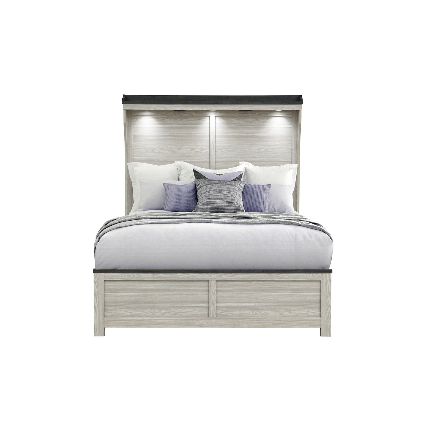 Augusta - Bed With Lit Headboard - The Sleep Loft - Online Mattress Showroom NYC