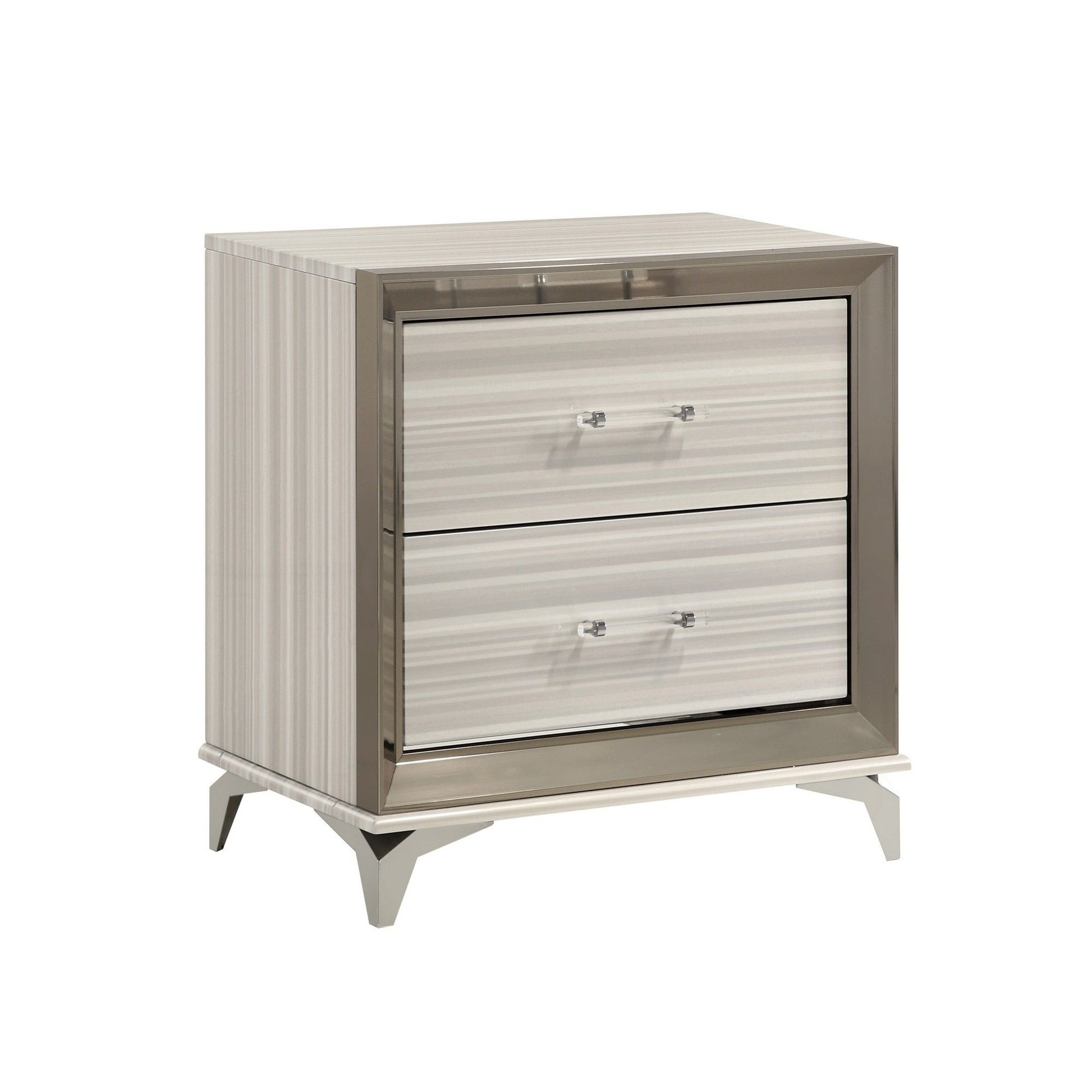 Star - Nightstand - White - The Sleep Loft - Online Mattress Showroom NYC