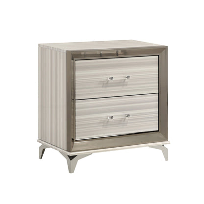 Star - Nightstand - White - The Sleep Loft - Online Mattress Showroom NYC