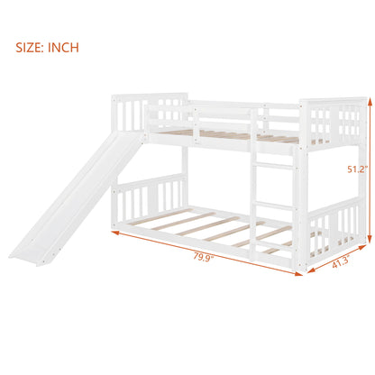 Bunk Bed With Convertible Ladder And Slide - The Sleep Loft - Online Mattress Showroom NYC