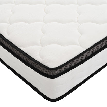12" Hybrid Mattress With Pocket Coils And Memory Foam, Medium Firm - The Sleep Loft - Online Mattress Showroom NYC