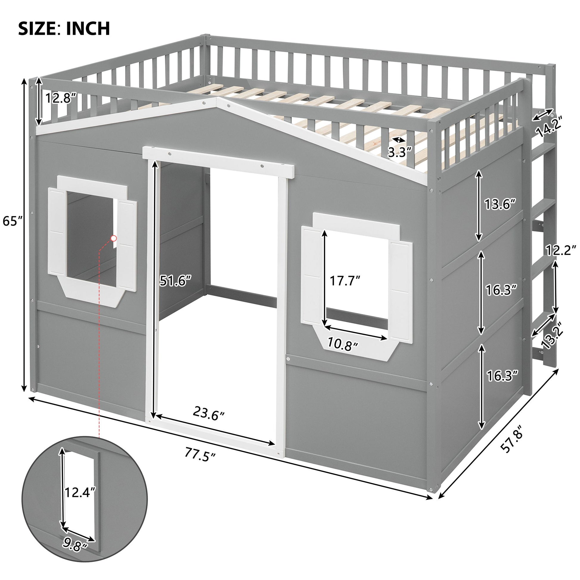 Elegant House Loft Bed With Ladder - The Sleep Loft - Online Mattress Showroom NYC