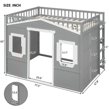 Elegant House Loft Bed With Ladder - The Sleep Loft - Online Mattress Showroom NYC