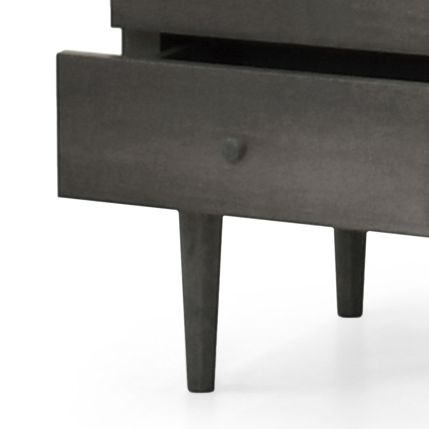 Nystrom - Mid Century Modern 2 Drawer Nightstand - The Sleep Loft - Online Mattress Showroom NYC