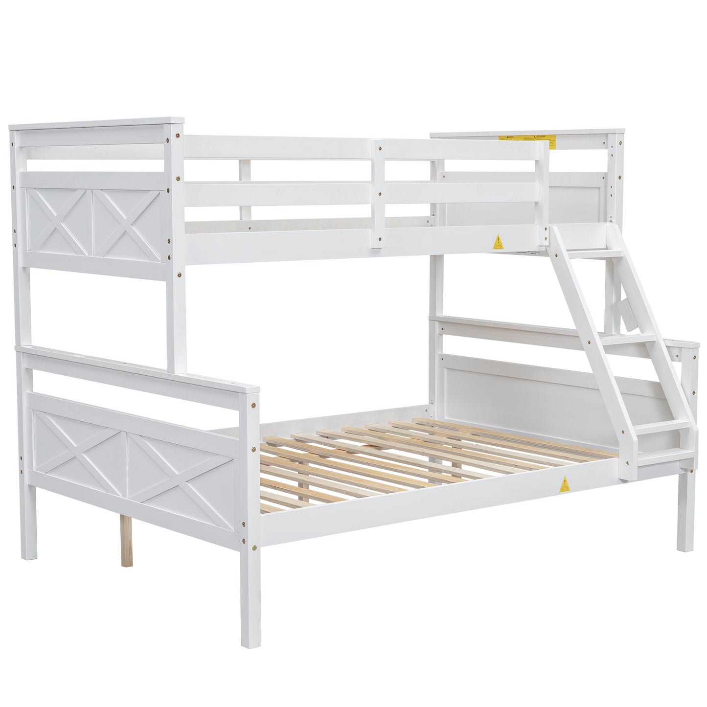 Bunk Bed With Ladder And Safety Guardrail - The Sleep Loft - Online Mattress Showroom NYC