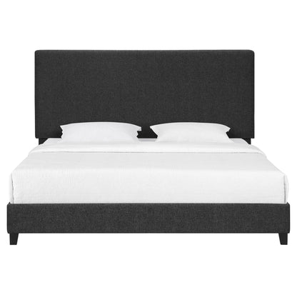 Boucle Upholstered Platform Bed - The Sleep Loft - Online Mattress Showroom NYC