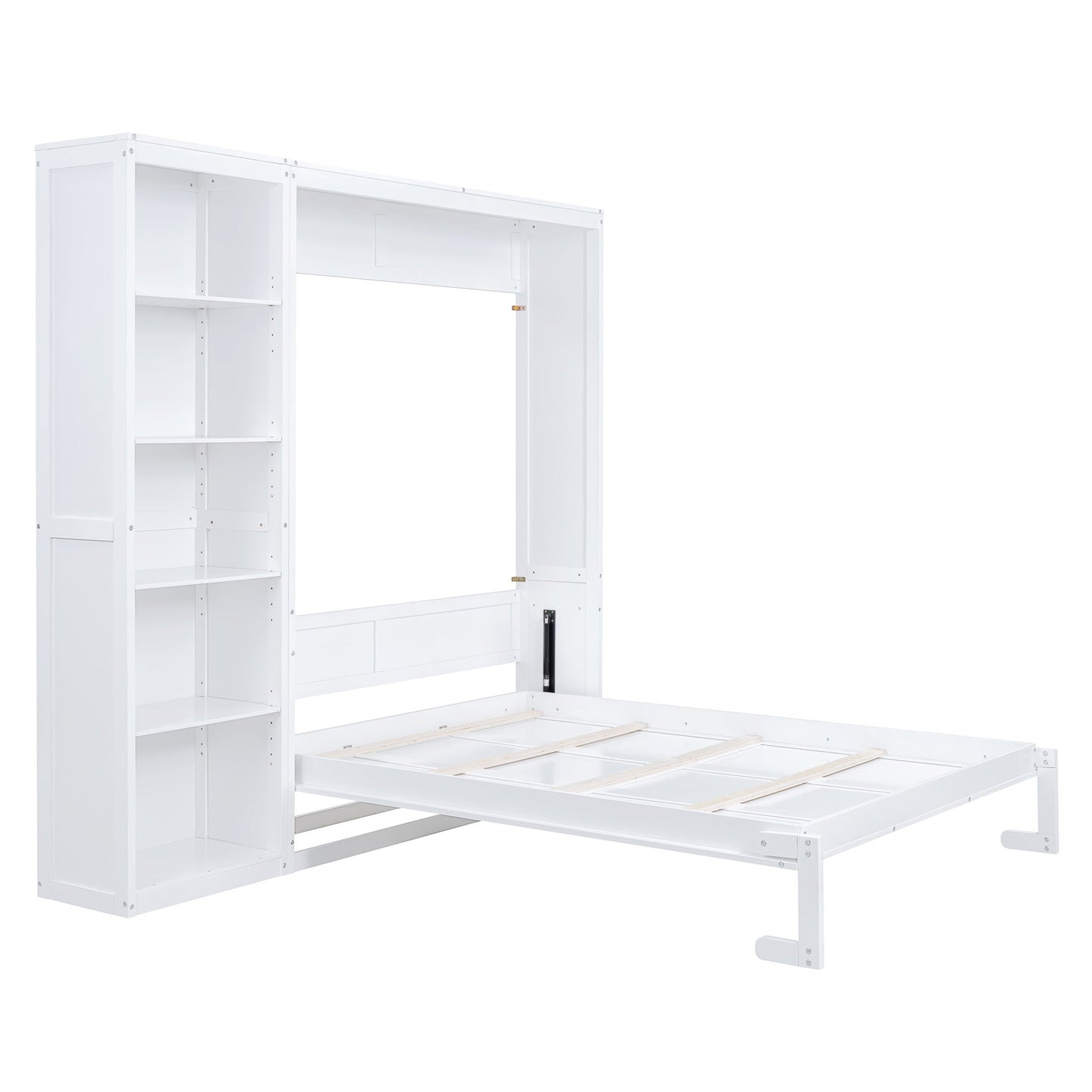 Murphy Wall Bed With Shelves - The Sleep Loft - Online Mattress Showroom NYC