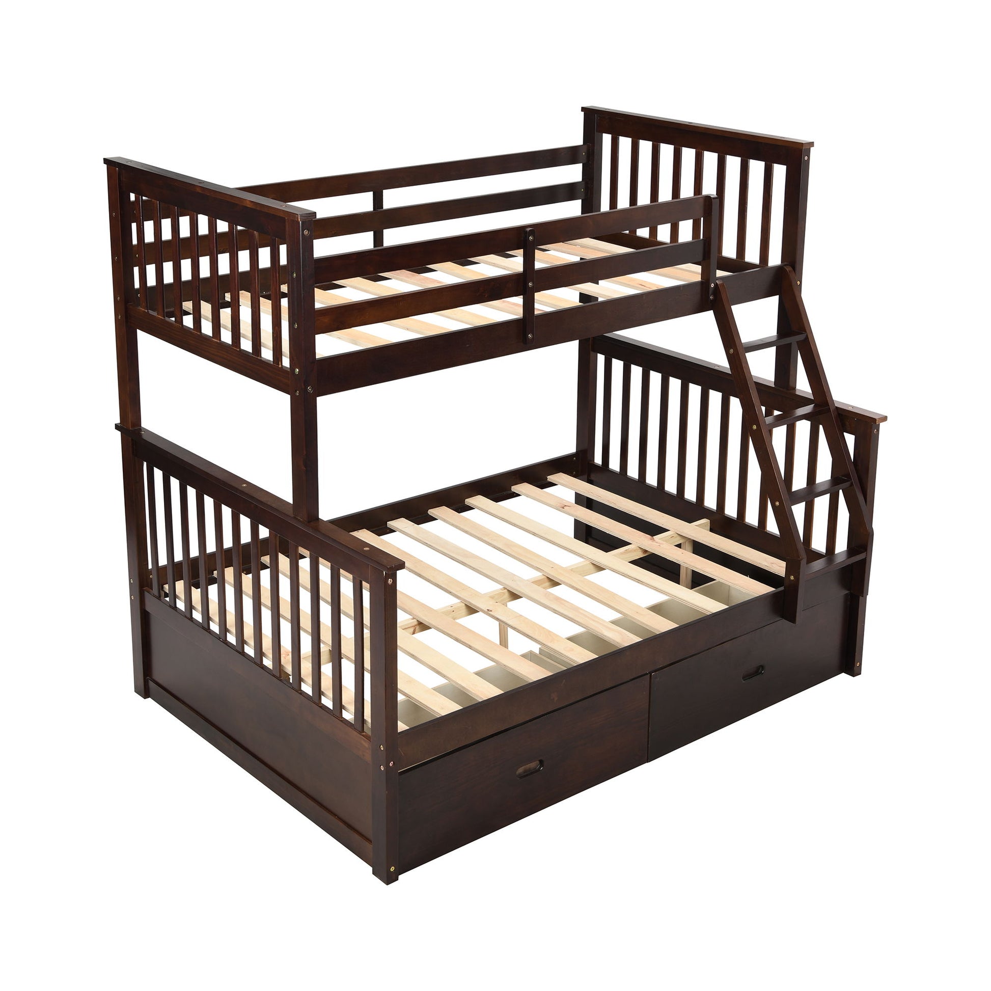 Bunk Bed With Ladder, And Safety Guard Rails - The Sleep Loft - Online Mattress Showroom NYC