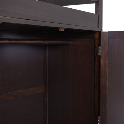 Loft Bed With Drawers, Desk, And Wardrobe - The Sleep Loft - Online Mattress Showroom NYC