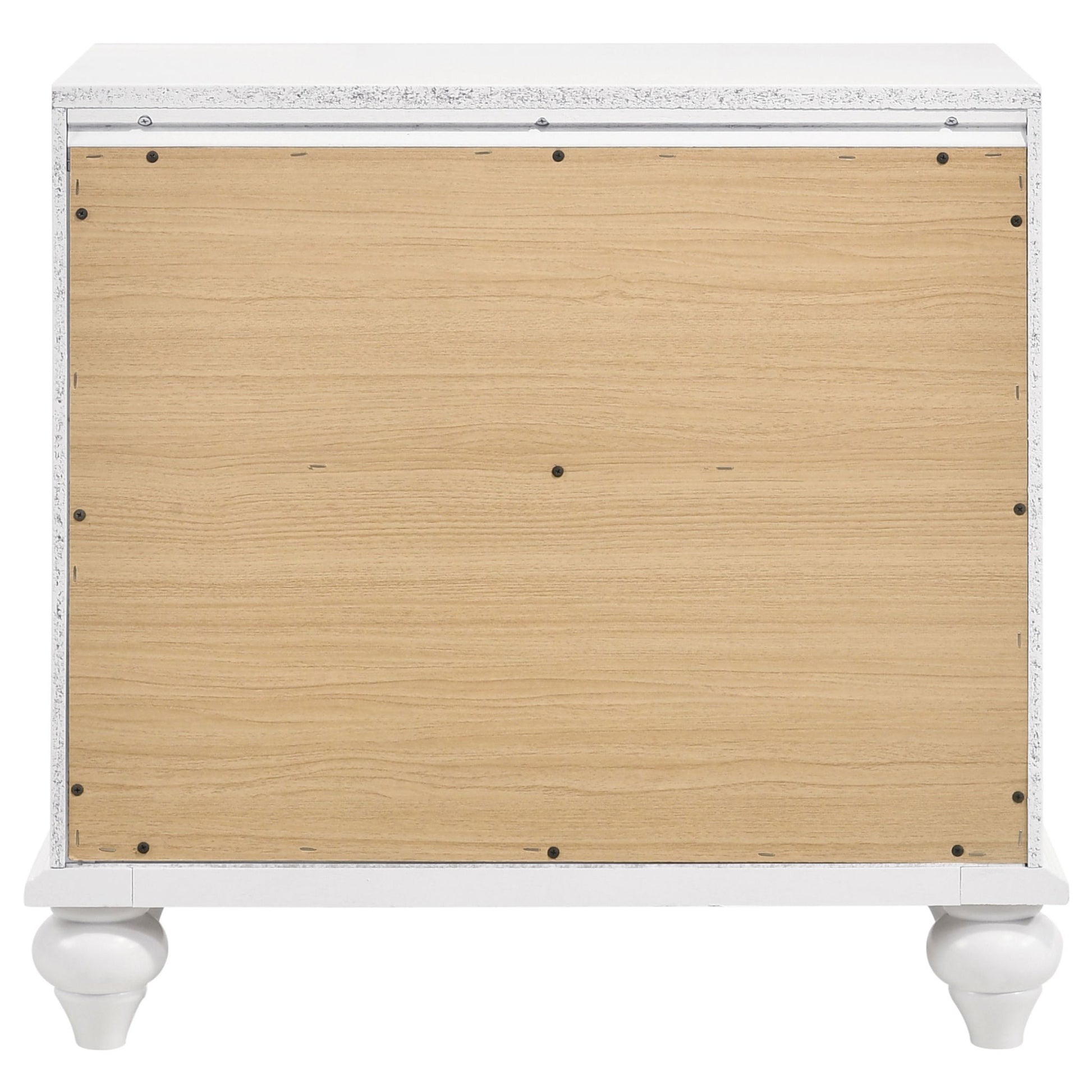 Barzini - 2 Drawer Nightstand Storage - White - The Sleep Loft - Online Mattress Showroom NYC