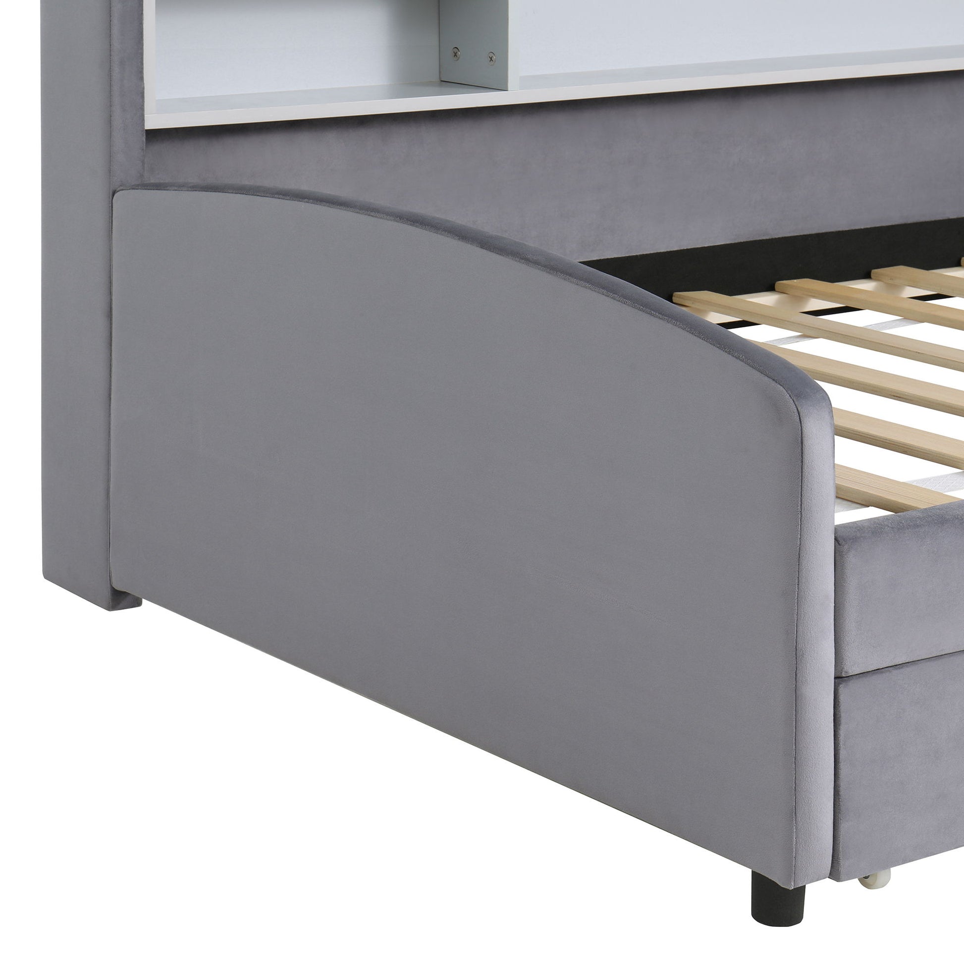 Luxurious Upholstered Platform Bed With Storage Drawers - The Sleep Loft - Online Mattress Showroom NYC