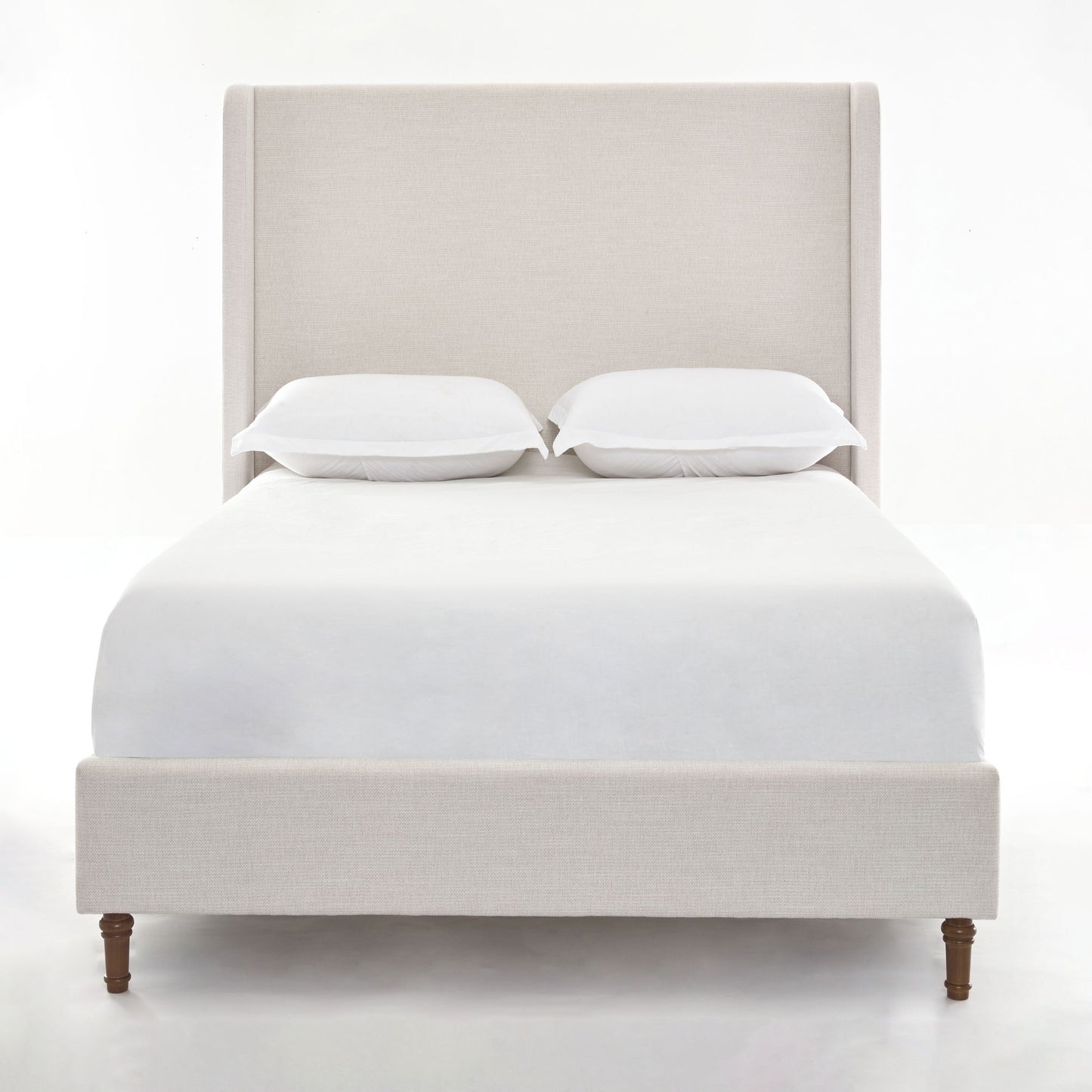 Harper - Tall Headboard Upholstered Bed / High Headboard / Elegant Simplicity / No Box Spring Needed - The Sleep Loft - Online Mattress Showroom NYC