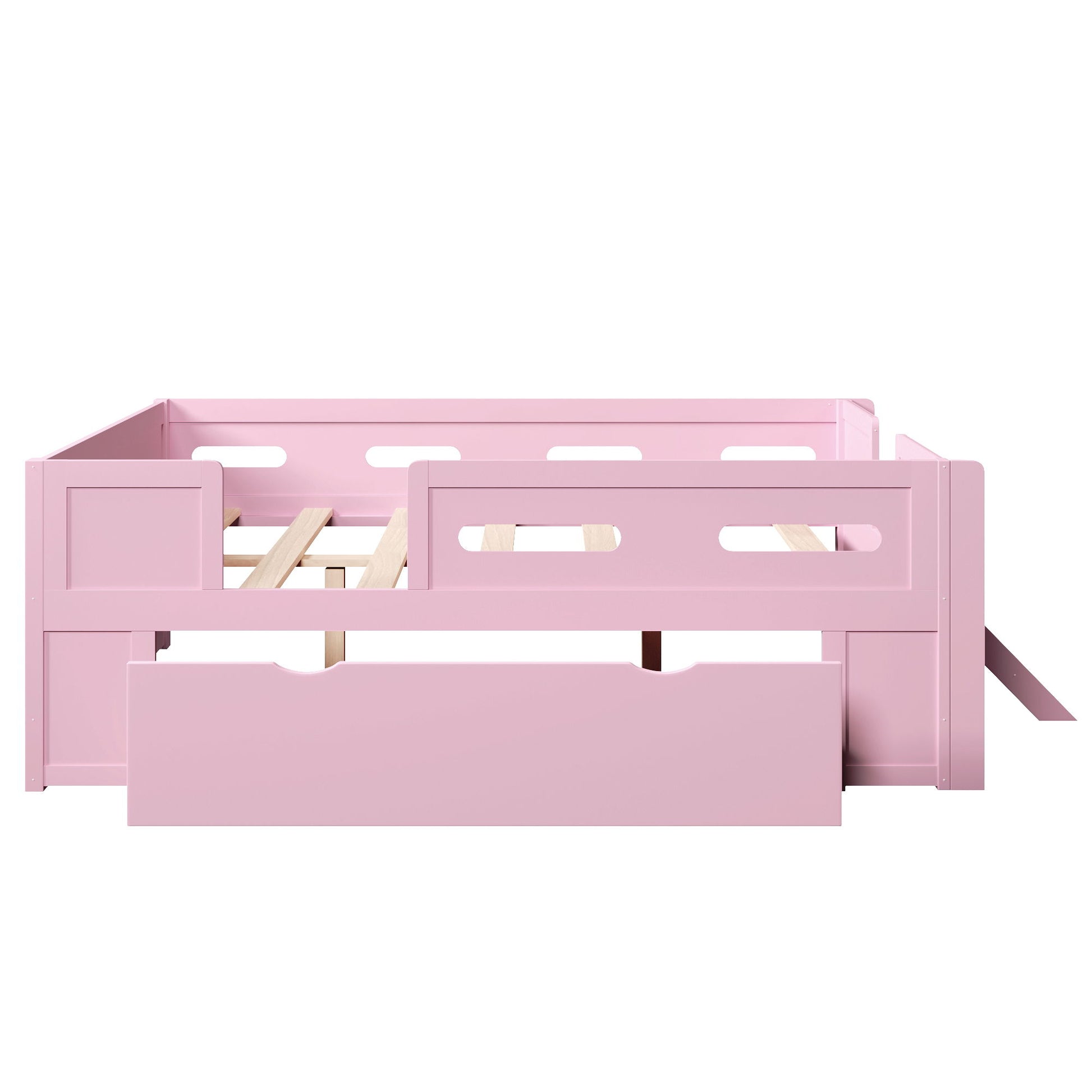 Platform Bed With Guardrail And Drawer - The Sleep Loft - Online Mattress Showroom NYC