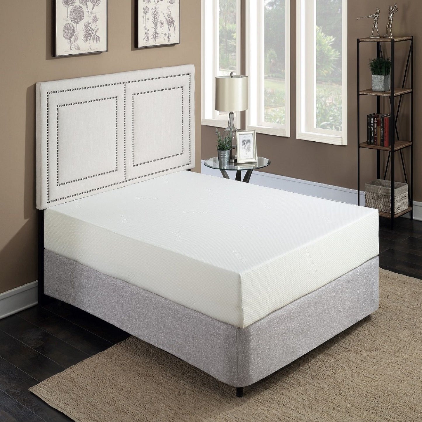 10" Plush Gel Memory Foam Mattress Bed With Cooling Technology, Aloe Vera Cover - The Sleep Loft - Online Mattress Showroom NYC