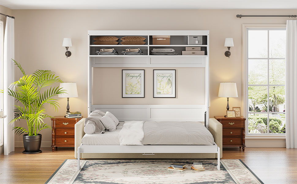Murphy Wall Bed With Sofa - The Sleep Loft - Online Mattress Showroom NYC