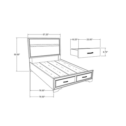 Ryder - Bed Sparkle - The Sleep Loft - Online Mattress Showroom NYC
