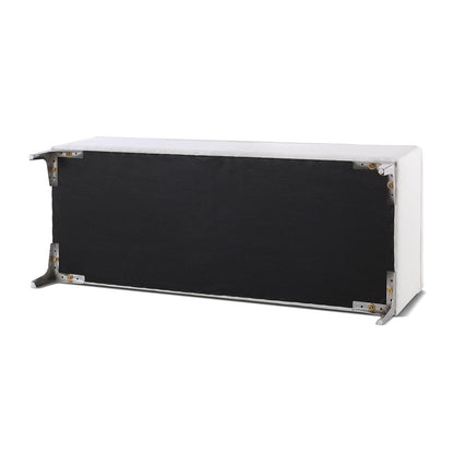 Madelyn - Modern Storage Bench - Bright White Dye - The Sleep Loft - Online Mattress Showroom NYC