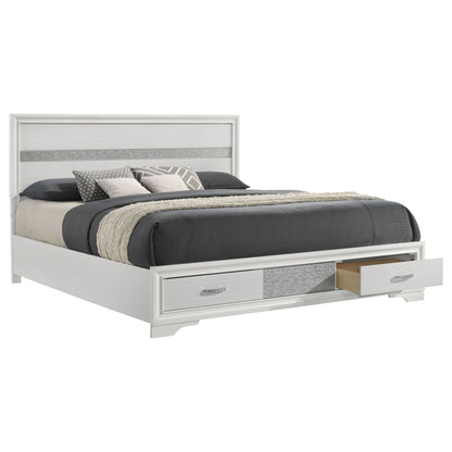 California King Storage Platform Bed With 2 Drawer - White - The Sleep Loft - Online Mattress Showroom NYC