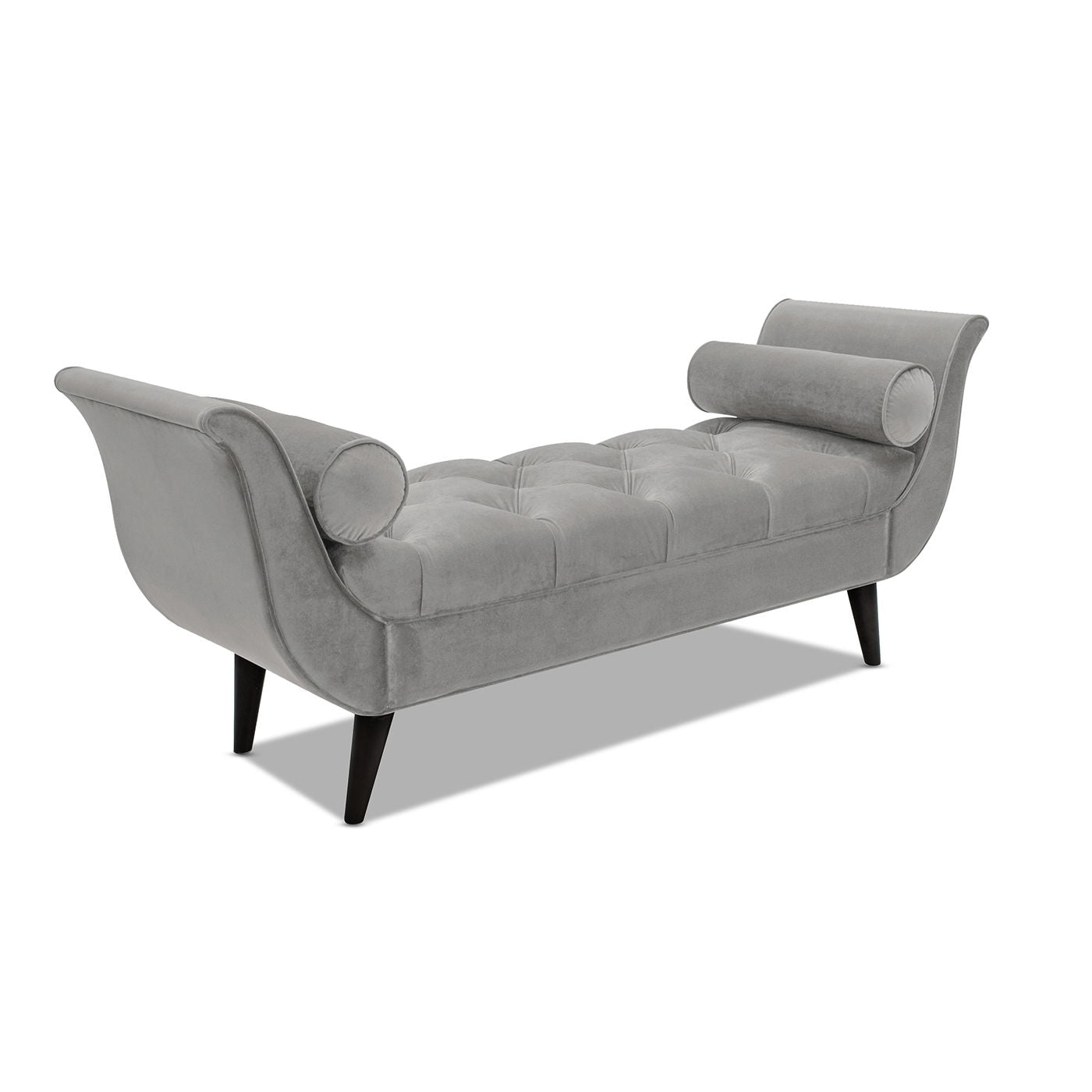 Alma - Tufted Flared Arm Entryway Bench - The Sleep Loft - Online Mattress Showroom NYC