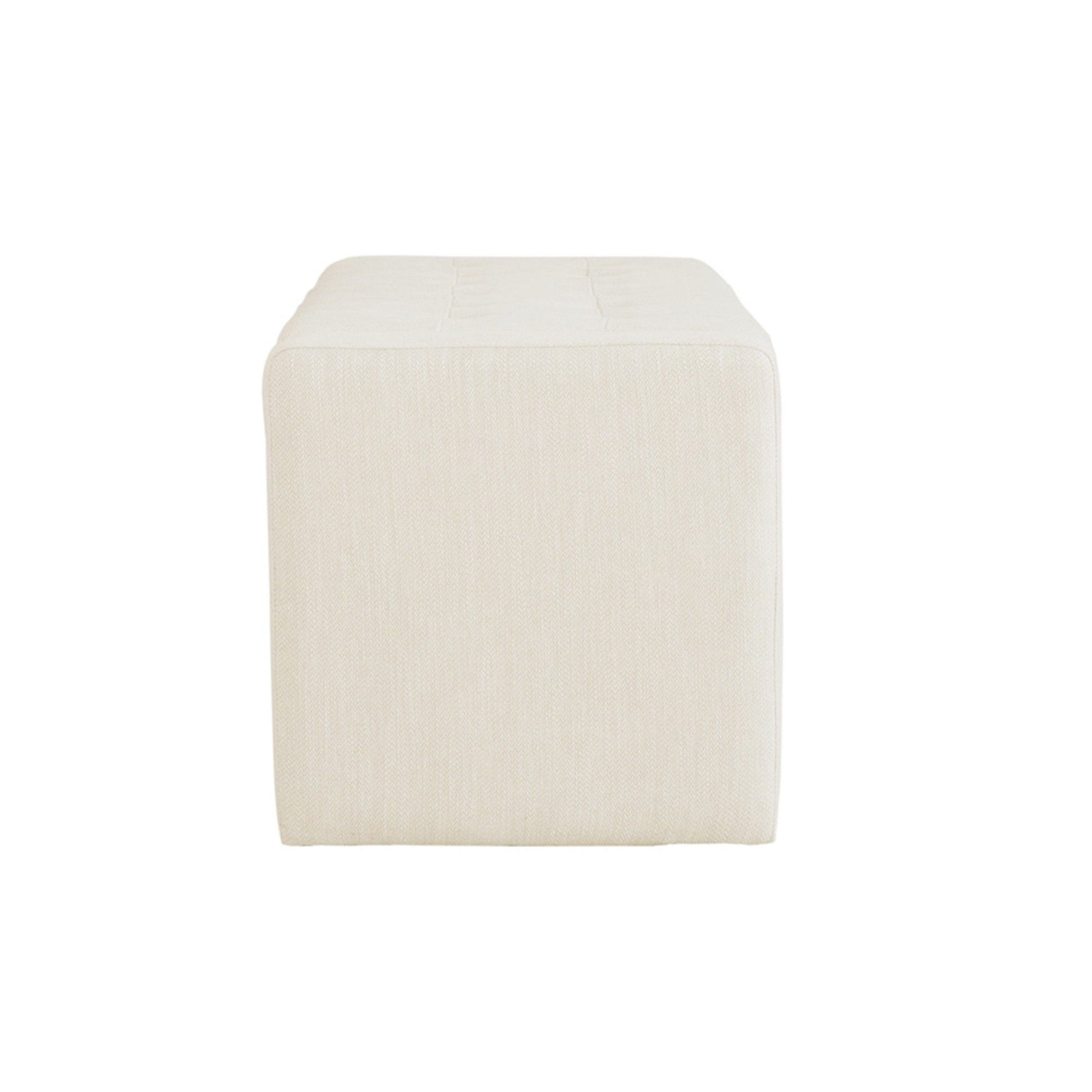 Elegant Soft Close Storage Bench Polyester Upholstery - Cream - The Sleep Loft - Online Mattress Showroom NYC