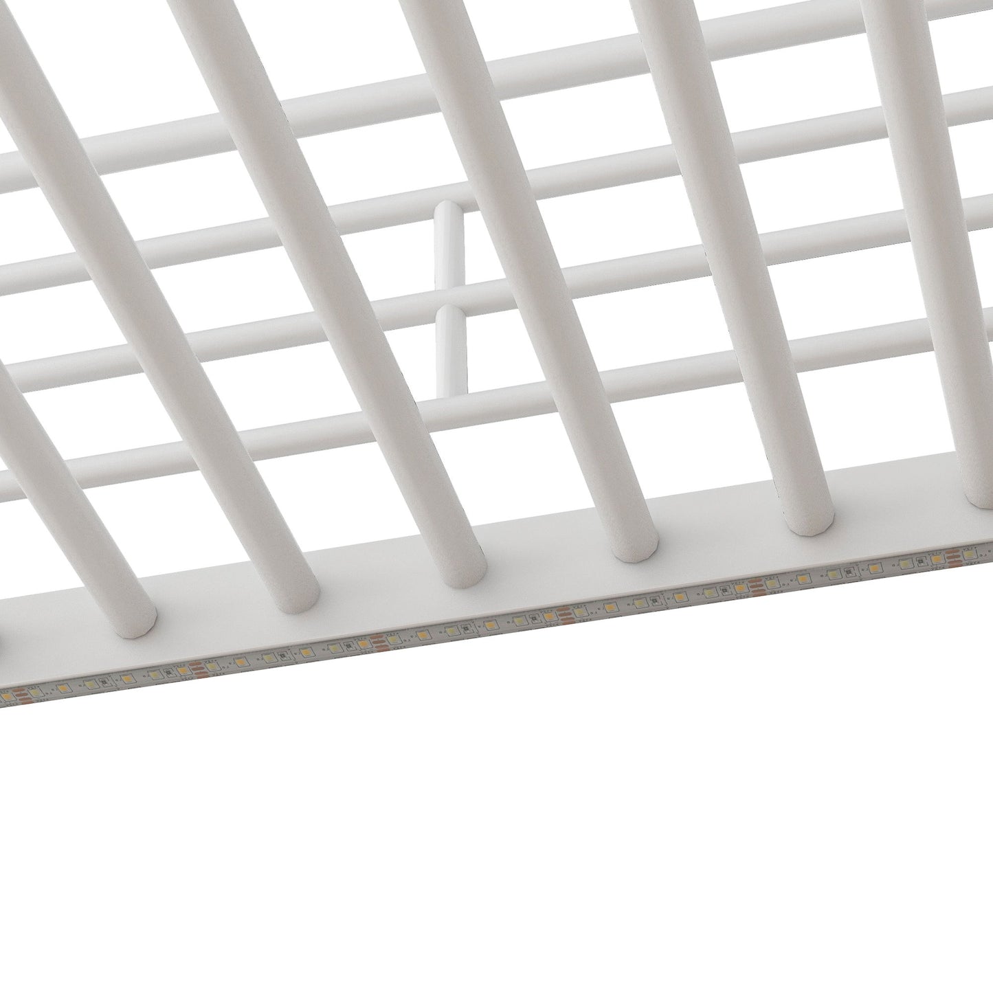 Loft Bed With Desk, Storage Staircase, Small Wardrobe And LED Light - The Sleep Loft - Online Mattress Showroom NYC