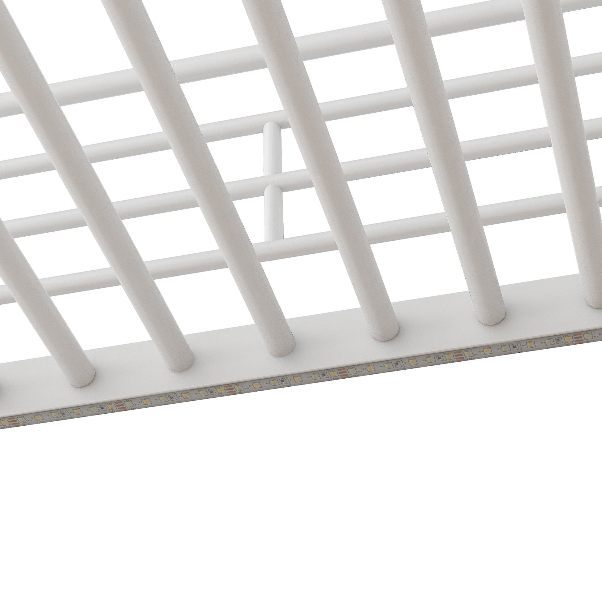 Loft Bed With Desk, Storage Staircase, Small Wardrobe And LED Light - The Sleep Loft - Online Mattress Showroom NYC